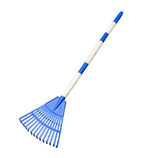 

Yousheng Leaf Rake Detachable Handle Length Lightweight Lawn Rake Adults Kids Extendable Garden Rake Outdoor Leaf Collector синій