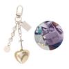 Fashion Heart Bowknot Keychain Pendant Sweet Cute Hanging Decorations Car Keyring Charm for Purse Bag Backpack Handbag