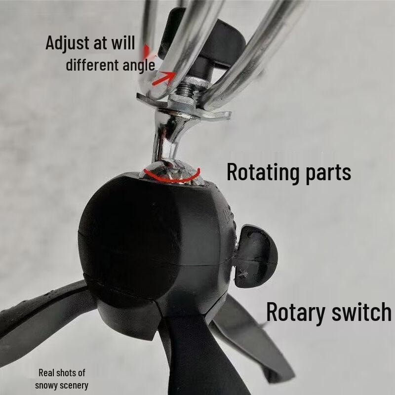 Oeny Foldable Double-Head Ice Fishing Rod Holder
