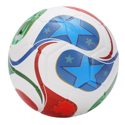 Fußball Größe 5 PU Abriebfest Verdickt Wasserdicht Fußball für Standard 11 Personen Spiel