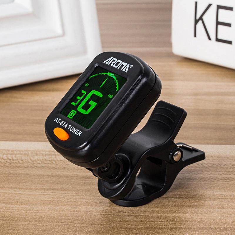 Anoma Guitar & Ukulele Tuner: Classical, Folk, Electric, Acoustic, Bass Tuning Device & Musical Instrument Accessory