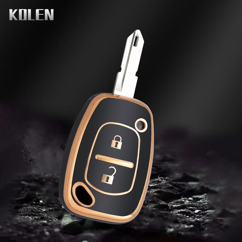 Tpu Car Remote Key Cover Case Shell Fob For Renault Movano Trafic Renault Kangoo Uncut Ne73 Vac102 Blade Protector Accessories
