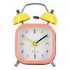 Square Contrasting Color Cartoon Alarm Clock Candy Series Cute Creative Quartz Bell Ringing Bell Wake-up Tool