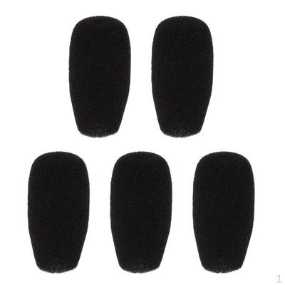5 Pieces Conference Gooseneck Microphone Windshields Mic Sponge