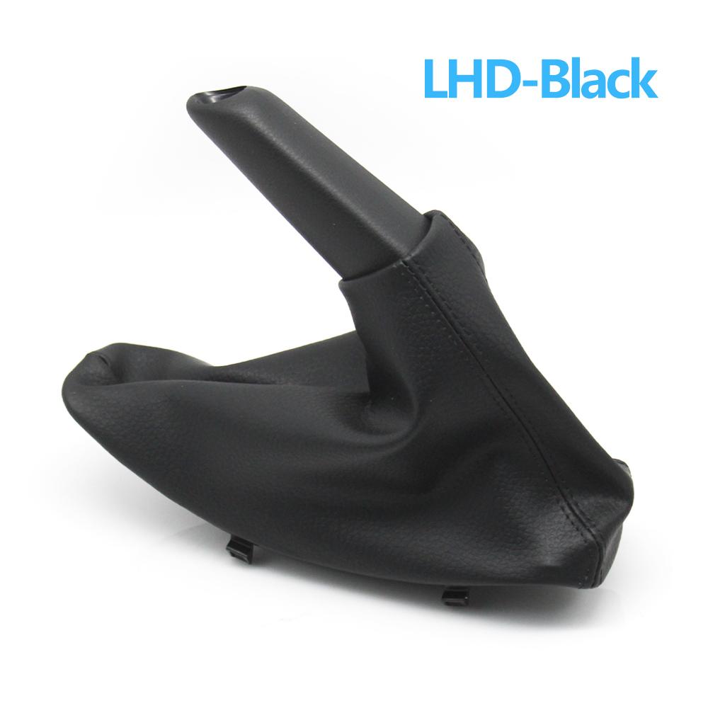 Car Handbrake Lever Grips Handle and Leather Gear Dust Cover For BMW 3 Series E90 E91 E92 E93 2005-2011 34427900777,34427155622