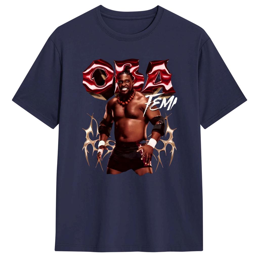 Oba Femi Backed By Destiny T Shirt Summer Harajuku T Shirts Cotton O Neck Oversized Tees ShortSleeved Vintage Tshirt