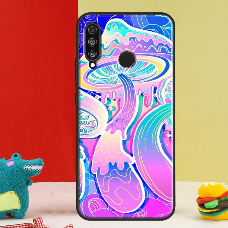 Trippy Mushroom Psychedelic Art For Huawei Nova 9 10 SE 12i 12s 11i 5T Y91 Y90 Y60 Y70 Y72 Y61 P60 Pro P20 P30 P40 Lite Case
