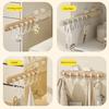 Suction Cup Hook Retractable Design Hanger Strong Load-bearing Simple Installation Bathroom Kitchen Tool Hook Towels Keys Holder