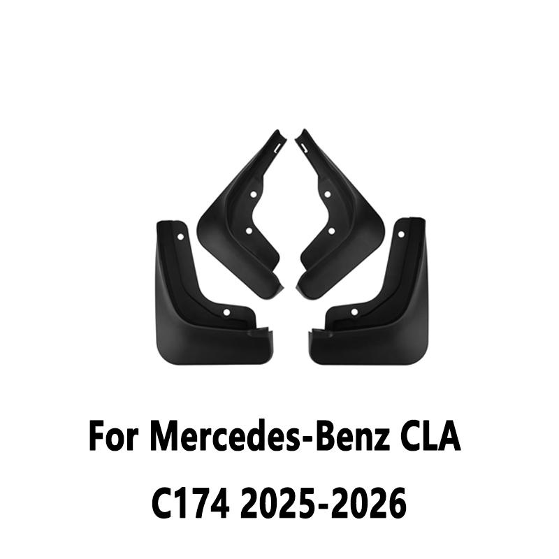 Car Mudguards 4PCS/Set For Mercedes-Benz CLA C174 2025 2026 Fender Anti-Splash Mudflaps Mud Guards Tools Auto Accessories