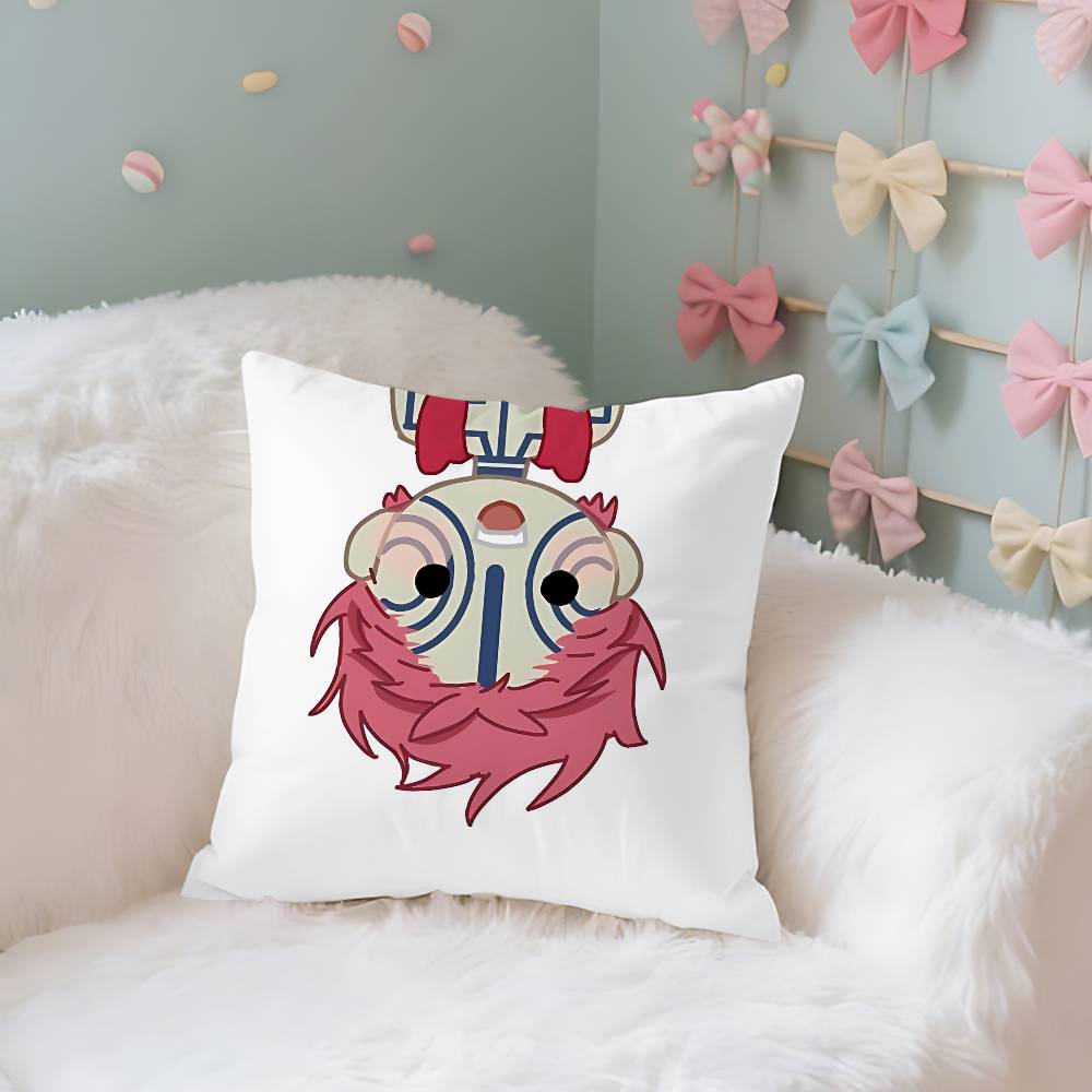 Anime DDemon Slayer AAkazaS Cute Case Plush Fabric Soft Pillowcase Double Sided Print Cushion Cover Household Gifts