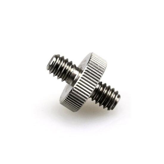 1/4 Male To 1/4 Male Threaded Camera Screw Adapter for Tripod Mount Holder