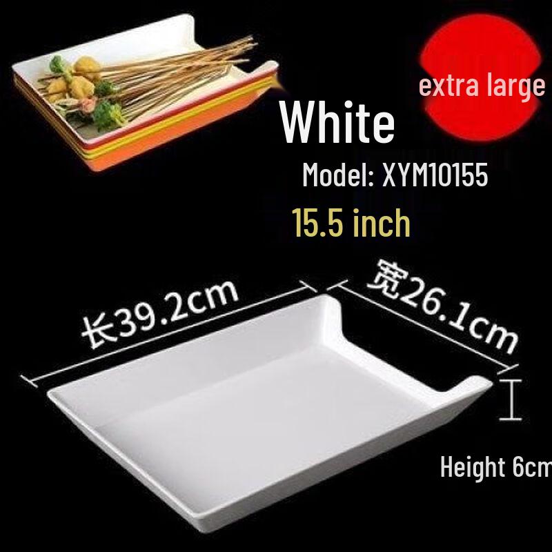 Square Plastic Hotpot Serving Tray Set