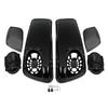 Motorcycle Saddlebag Lids With 5"X7" Speakers For Harley Touring Road King Electra Glide Street Glide Ultra-Classic 2014-2024