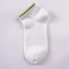 Female Spring and Summer Thin Leisure All Match Pure Color Double Screw Sports Sweat Breathable Socks