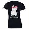 Unisex Westie mama West Highland White Terrier miłośnicy psów prezent t-shirty graficzne bawełniane Streetwear koszulka z krótkim rękawem odzież damska