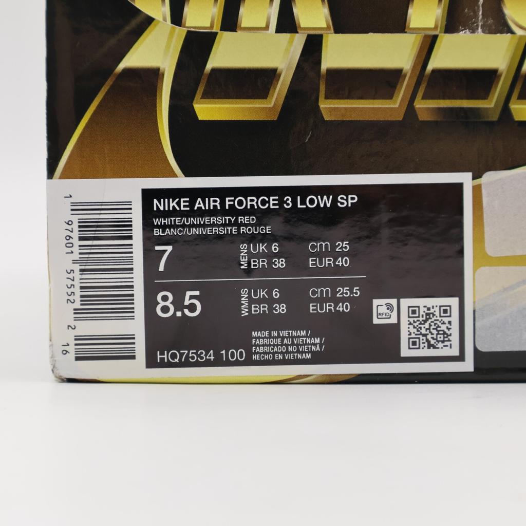 HQ7534-100 NIGO Nike Air Force 3 Low SP White Heel Logo OGIN (Men's)
