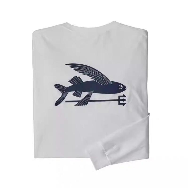 

Patagonia Long-Sleeved Classic Flying Fish Harpoon Series Cotton T-Shirt M