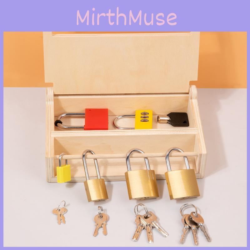 Wooden Lock Box Non Electric Learning Toy For Kids Early Educational Training