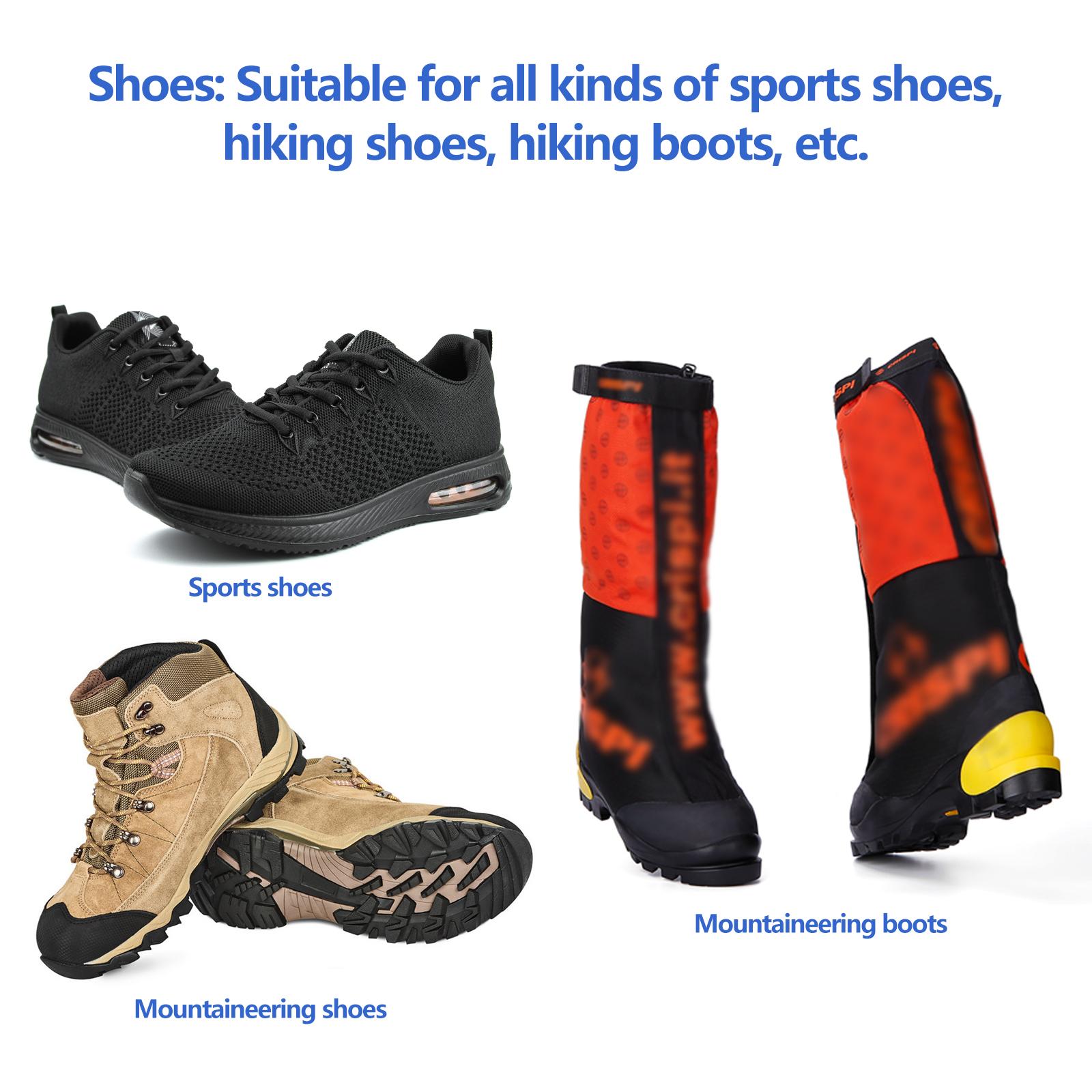 

19 Teeth Spikes Crampons, Anti Slip Walk Traction Ice Cleats for Fishing Walking China Mainland