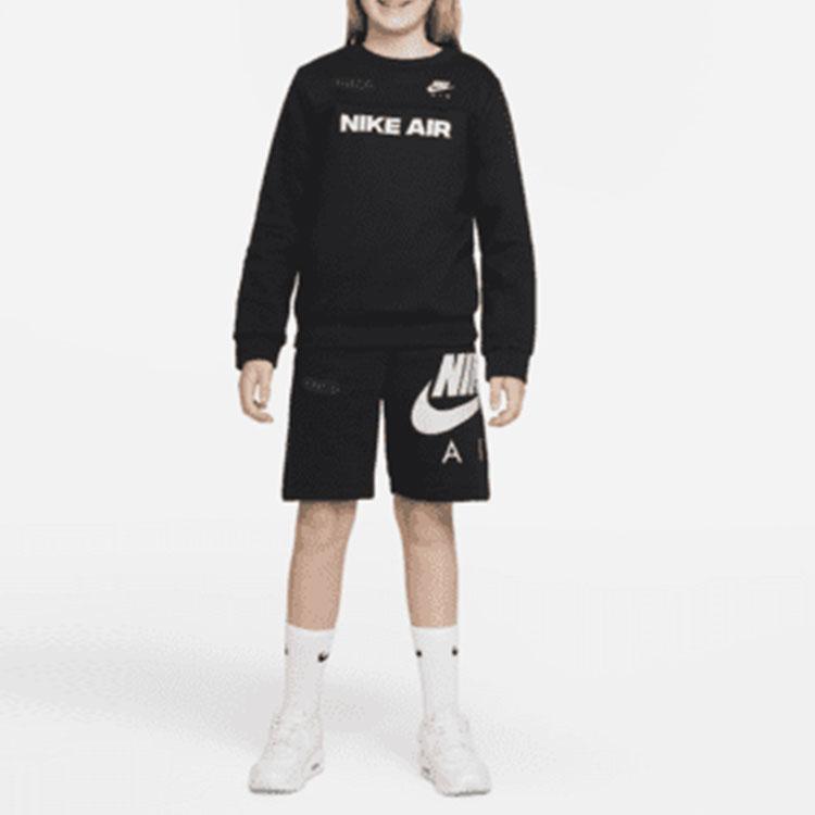 Nike Szorty z nadrukiem literowym z prostą nogawką Dziecięce spodenki DM8086-010