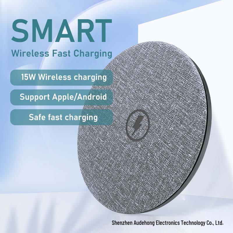 

15W Wireless Fast Charger for Apple Phones: Portable Desktop & Gift Option Z1 White