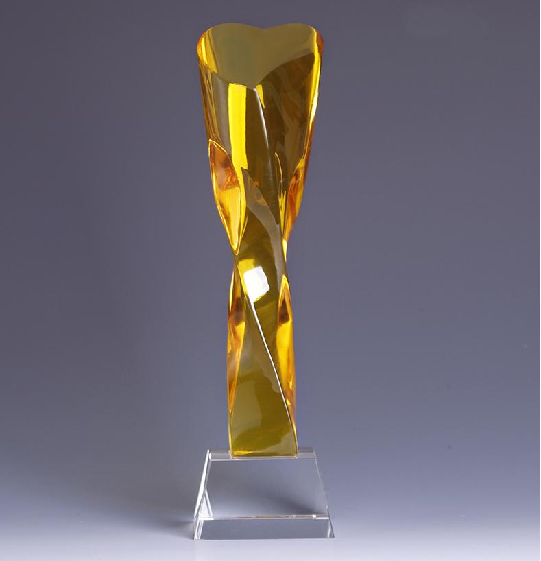 Kristall Pokal Glas Handarbeiten Herz Medaille Personalisiert Geometrisch Verdreht Personalisierter Pokal Dekorationsfiguren Zubehör