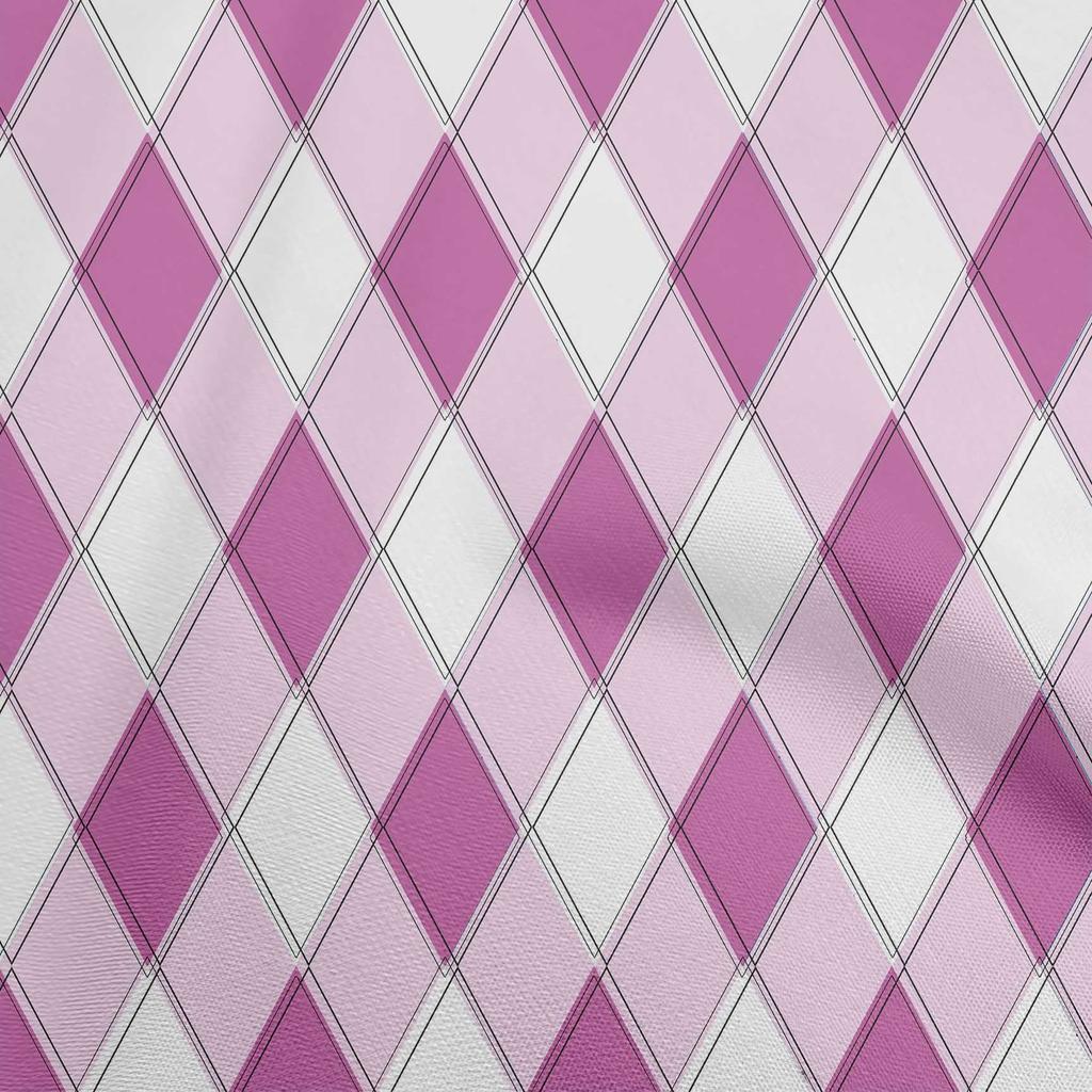 oneOone Cotton Flex Medium Gray Fabric Argyle Dress Material Fabric Print Fabric By The Yard 40 Inch