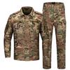 Mens Tactical Camo Uniform Set Breathable Durable Outdoor Jungle Camouflage Shirt Pants Hiking Camping Survival