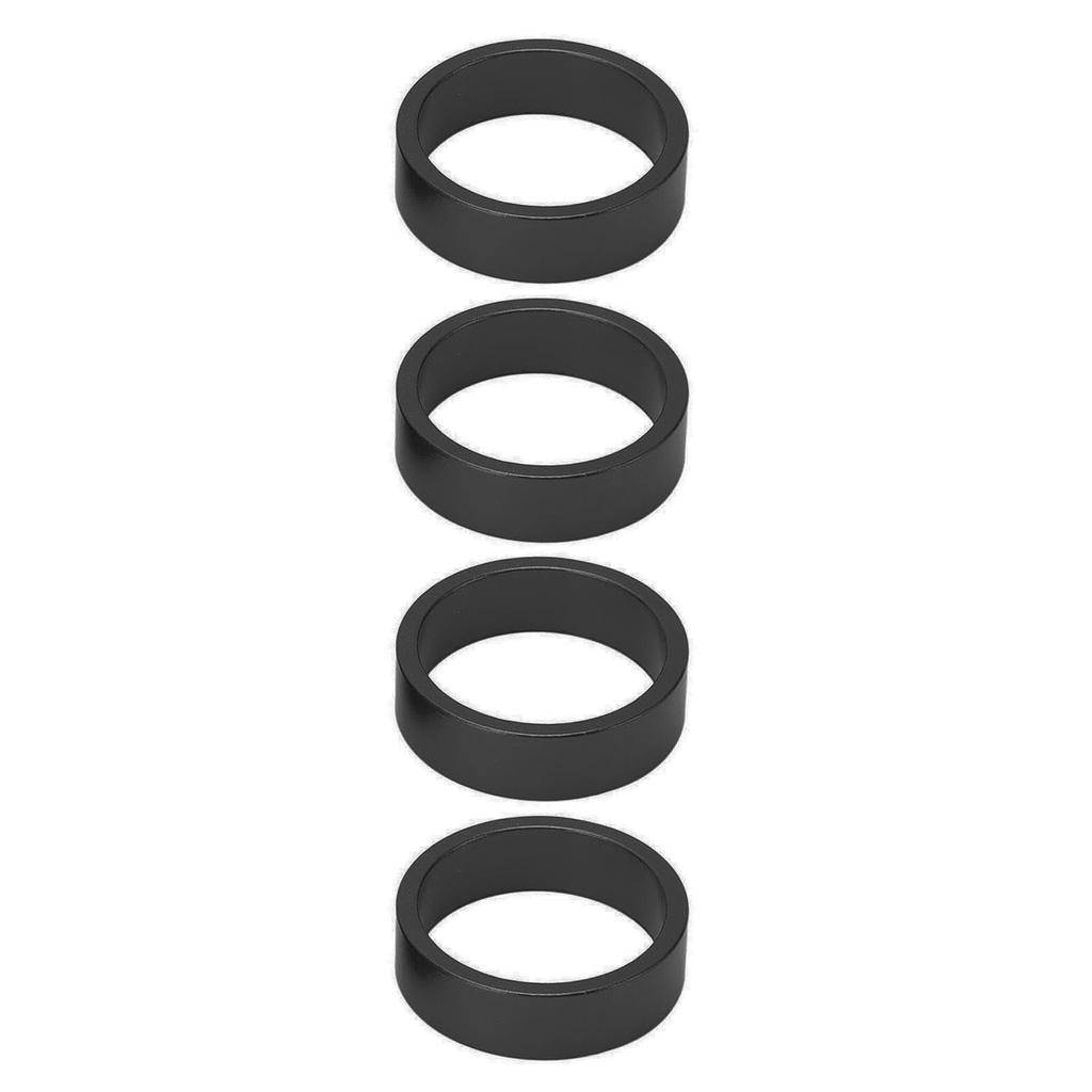 4 Pcs Aluminium Alloy Headset Pad Bike Handlebar Stem Spacers 28.6x10mmCelsius1.13x0.39in for Mountain Bike Road Bike