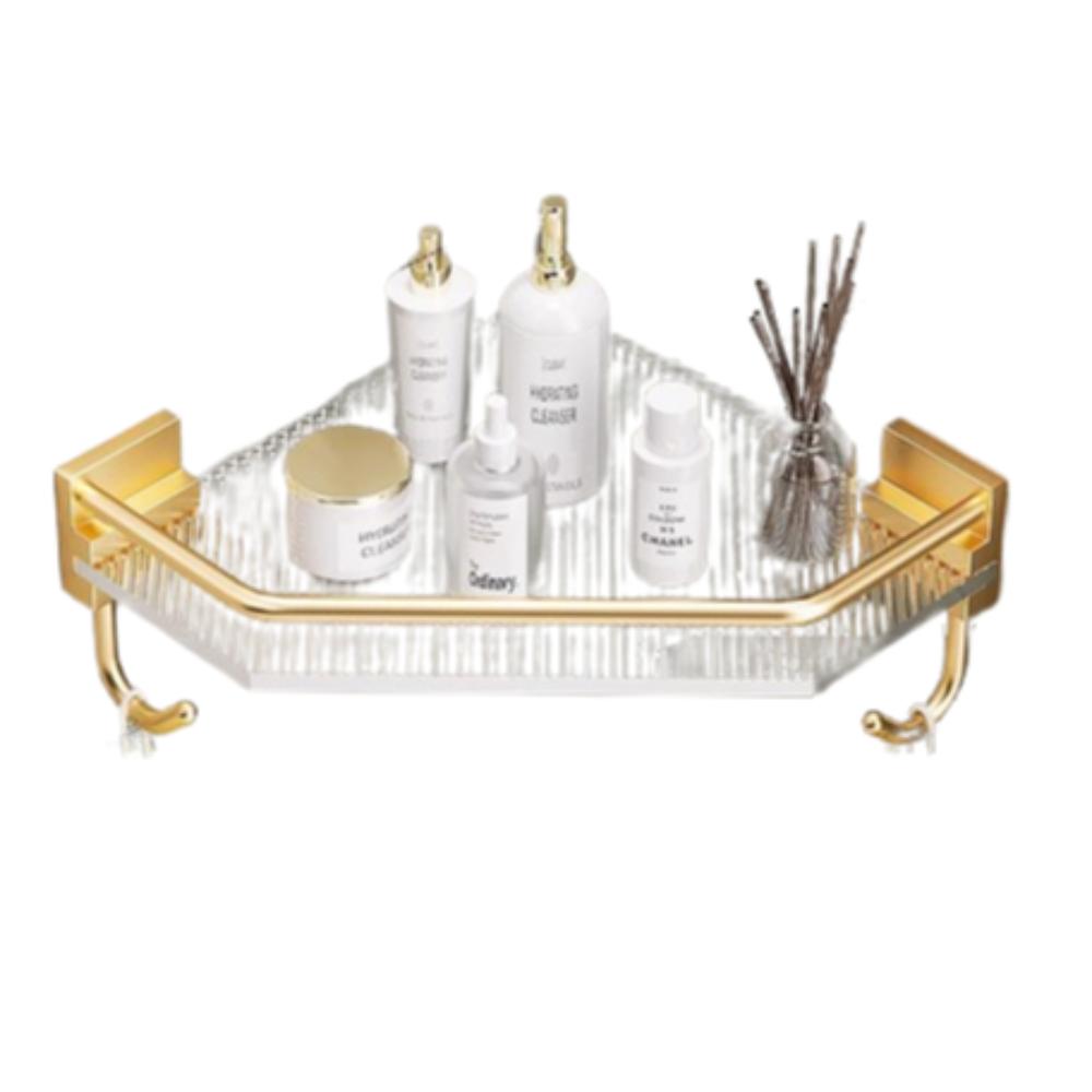 Practical Bathroom Shelves Wall-mounted Triangle Storage Rack Shampoo Storage Rack  Household