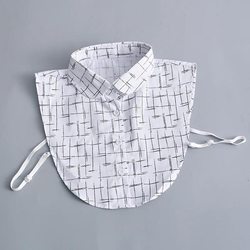 Detachable Collar for Women's Shirt Vintage Shirt Fake Collar Sweater Blouse Tops False Collar Female Half Shirt Fuax Cols