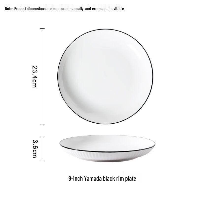 Керамический набор обеденных и суповых тарелок