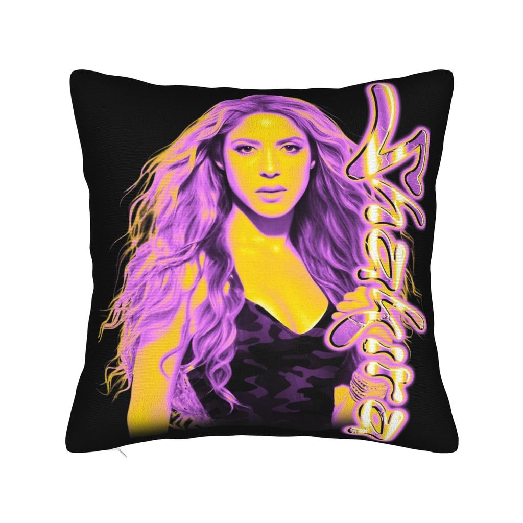 Singer Shakira Pillowcase Printing Fabric Cushion Cover Decor Throw Pillow Case Cover Home 45X45Cm