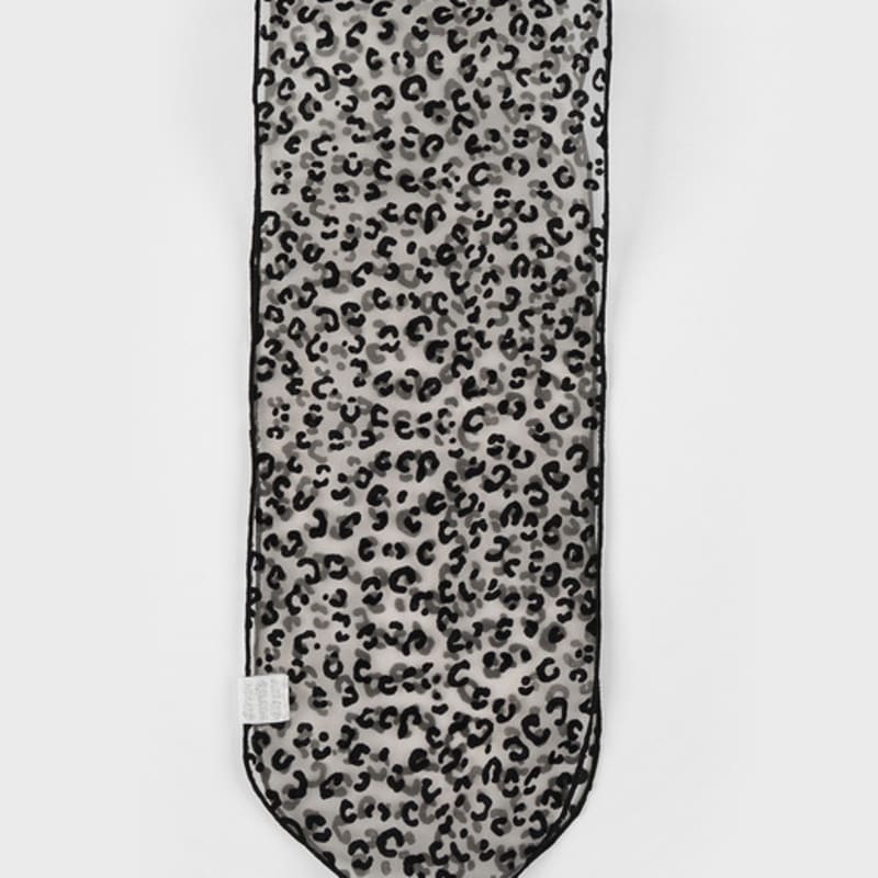Eireve LEOPARD ORGANZA SCARF (BEIGE)
