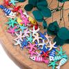 20pcs Stainless Steel Small Starfish Charms Fish Pendant Enamel DIY Jewelry Making Accessories Findings Ocean Necklace Earrings