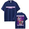 Rapper Kanye West Graduation Bear Graphic T-shirts Men Women Fashion Pop Music T Shirt Men Cotton Vintage T-shirt