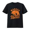 Wander Woman T Shirt Black Large Vintage Washed Casual Graphic Soft Stretched Stylish Streetwear Versatile Comfortable Homme