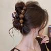 Retro Acrylic Bead Hair Claw Clip Large Non-Slip Jaw Clips for Thick Hair Fashion Hair Accessories for Women & Girls
