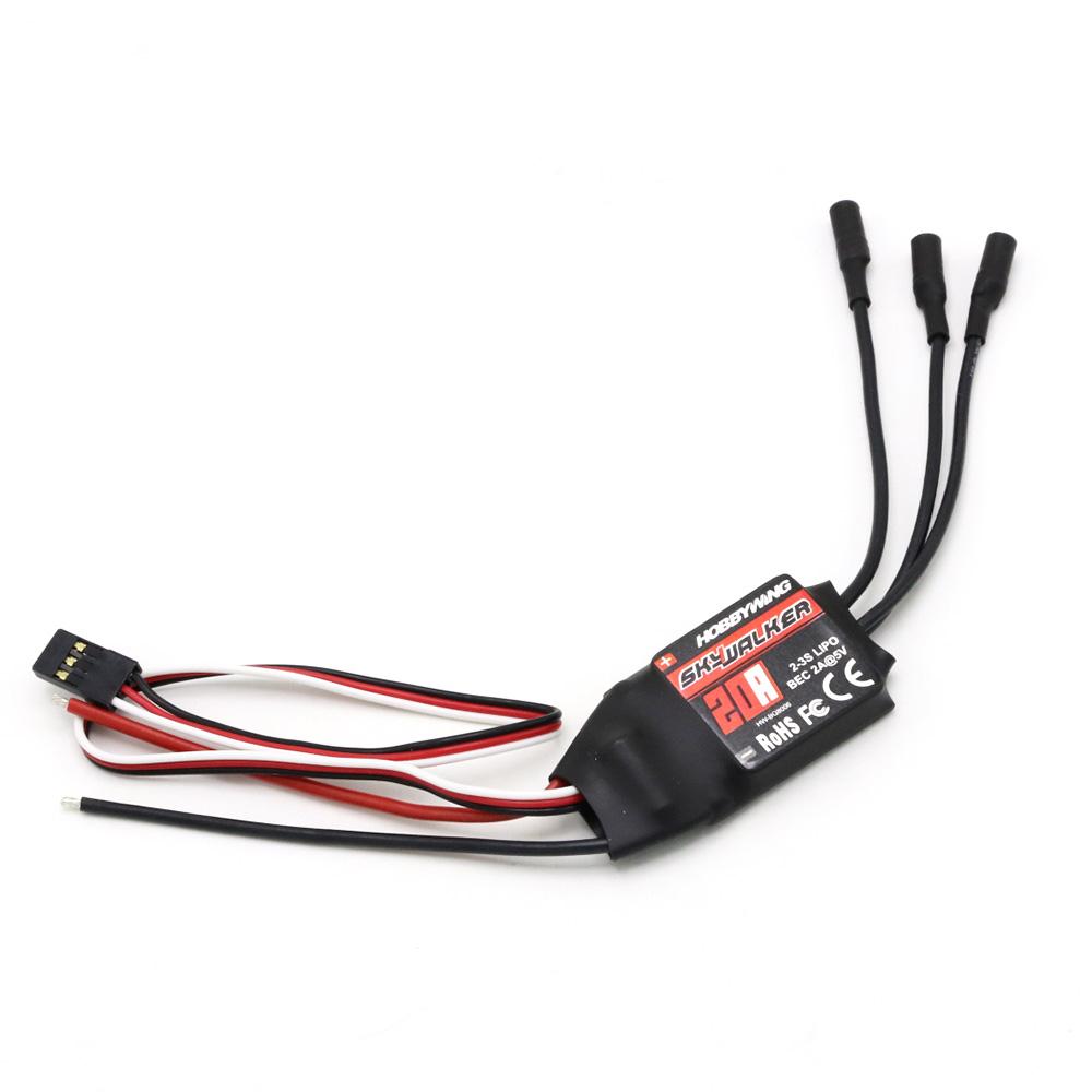 Flash Hobby Skywalker 12A 15A 20A 30A 40A 50A 60A 80A Brushless ESC Speed Controller UBEC for RC Airplane Fixed-Wing Drones