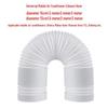 Manguera de Escape Universal Retráctil para Aire Acondicionado Móvil, Conducto de Aire Caliente, Diámetro de 15 cm/13 cm, Alambre de Acero PP