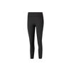 Studio Training Knitted High Waist Cropped Fitness Pants Women Bottoms Black 520232-01