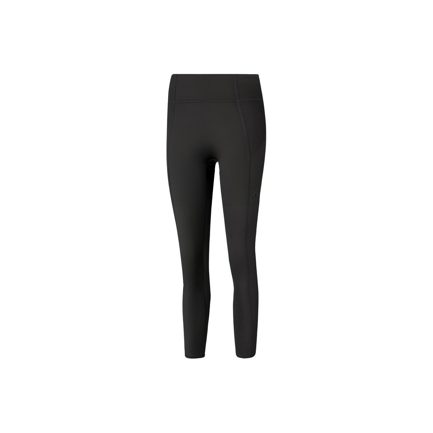 Puma Studio Training Трикотажные укороченные брюки для фитнеса с высокой талией Женские плавки Черные 520232-01 S black