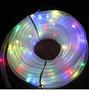 Solar LED Colorful Tube String Lights - Waterproof Courtyard & Garden Decoration