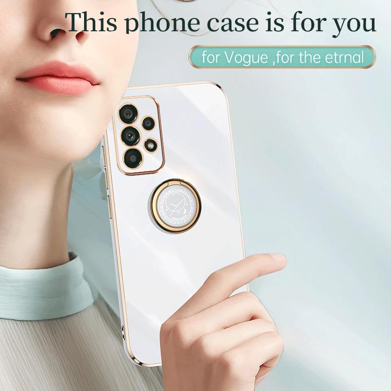 Plating Fashion Phone Cases for Samsung Galaxy A53 A33 A23 A13 5G Soft Luxury Original Silicone Lens Protection Back Cover Funda