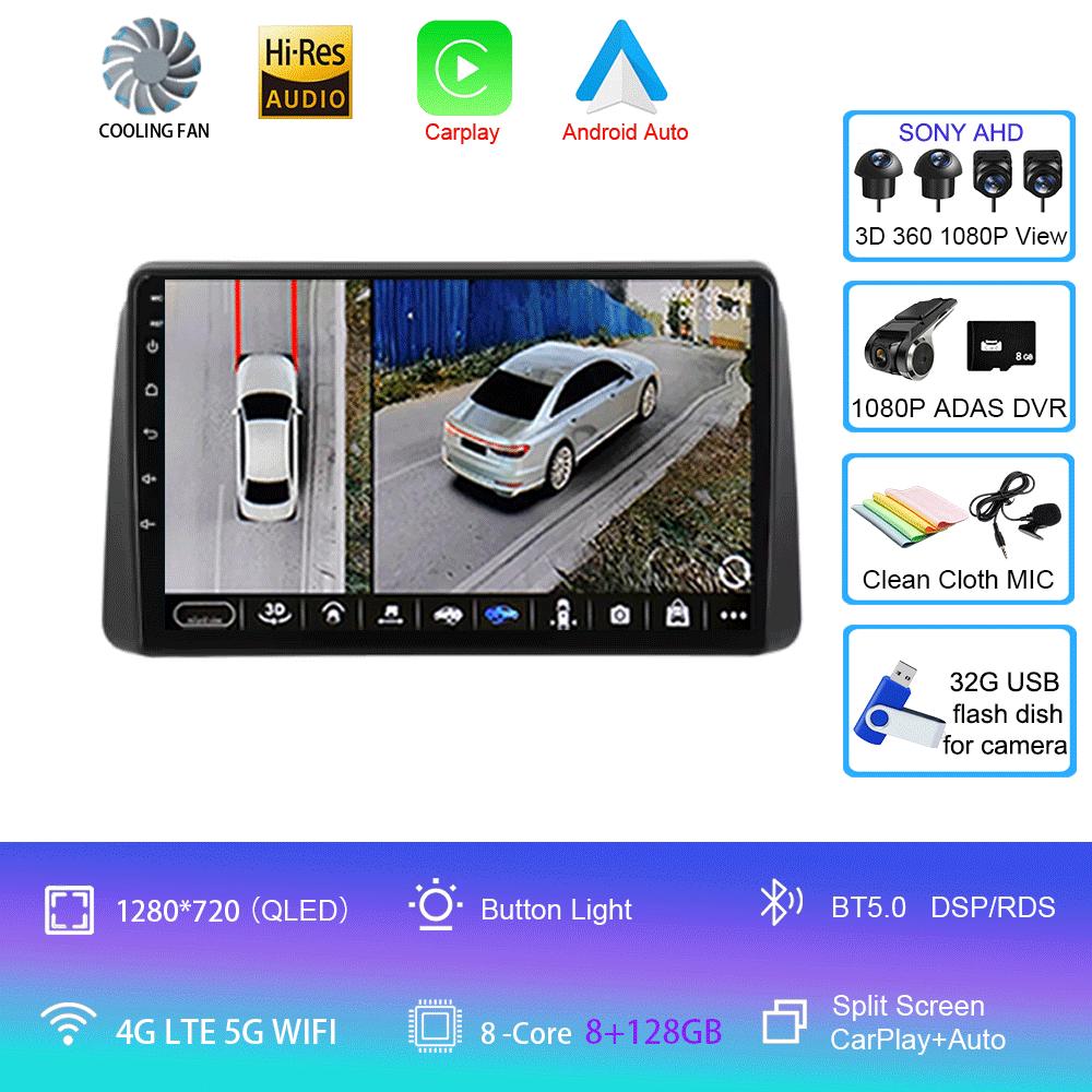 For Chrysler Town&Country 2011-2016 2 Din Android 14 Car Radio Video Player GPS Multimedia Stereo Head Unit Bluetooth5.0