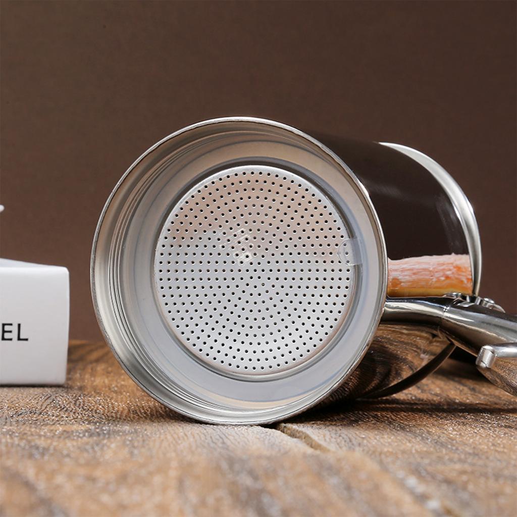 300ml/200ml Mocha Pot 304 Stainless Steel Espresso Maker with Coffee Percolator Design Suitable for Gas Induction Stovetop Greca