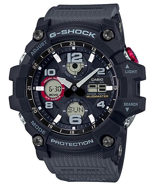 Casio G-SHOCK Men s Stainless Steel 200M Water Resistant Analog Shock Resistant Quartz Watch GWG-100-1A8 чёрный