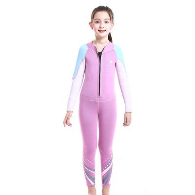 Traje de neopreno para niña de 2,5 MM con manga larga
