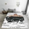 Ayliva Liebe Tour Blanket Velvet Decoration Singer Pop Music Cozy Super Warm Throw Blanket for Home Travel Rug Piece