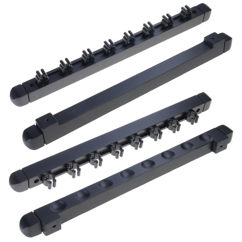 Stable 8 Slot Wood Cue Rack with Nonslip Base Multipurpose Billiards Storage Rack for Organizing Pool Stick